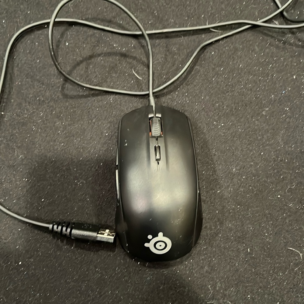 Steel series computer mouse